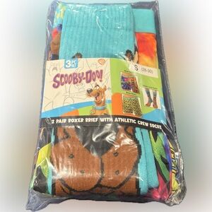 Boxer Briefs and Socks Set - Turquoise and Brown